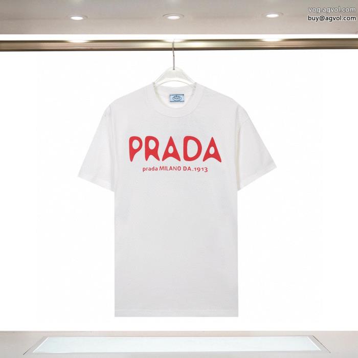 PRADA半袖Tシャツ新着入荷今年らしく魅力的アップ偽 ブランド_0_1