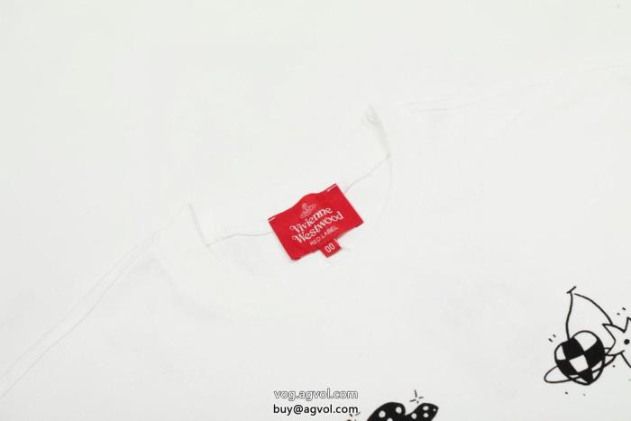 新商品☆完売必至ユニセックススタイルスーパー コピー 品半袖TシャツVIVIENNE WESTWOOD_0_0
