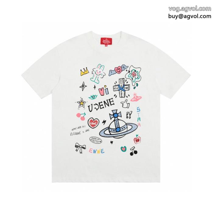 ブランド 品 スーパー コピー半袖TシャツVIVIENNE WESTWOOD定番人気商品お洒落上級者_0_1