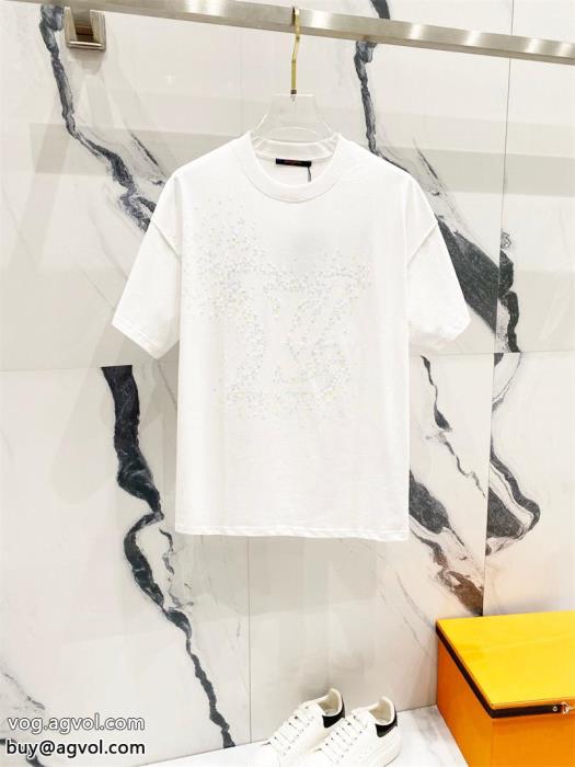 ルイ ヴィトン偽物 ブランド 販売注目!22-23AW2025大人気半袖Tシャツ_0_2