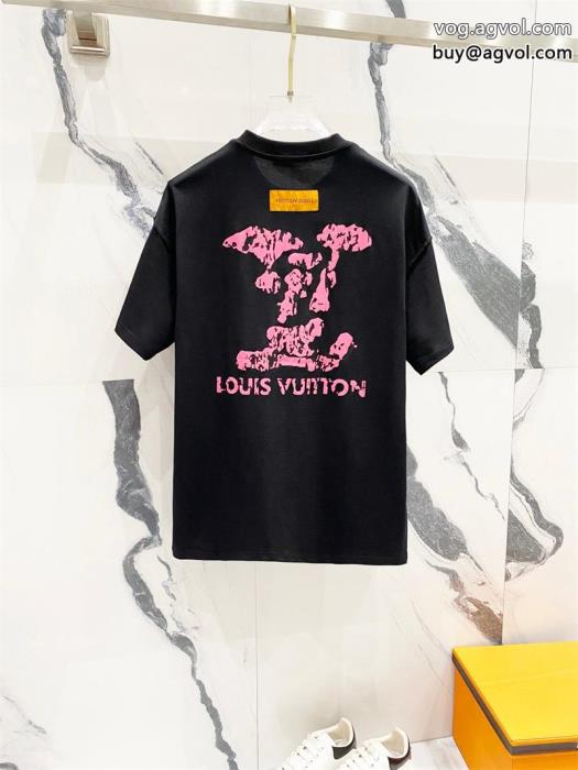 半袖Tシャツブランド フェイクLOUIS VUITTON知的優秀アイテムファッション感満々_0_4