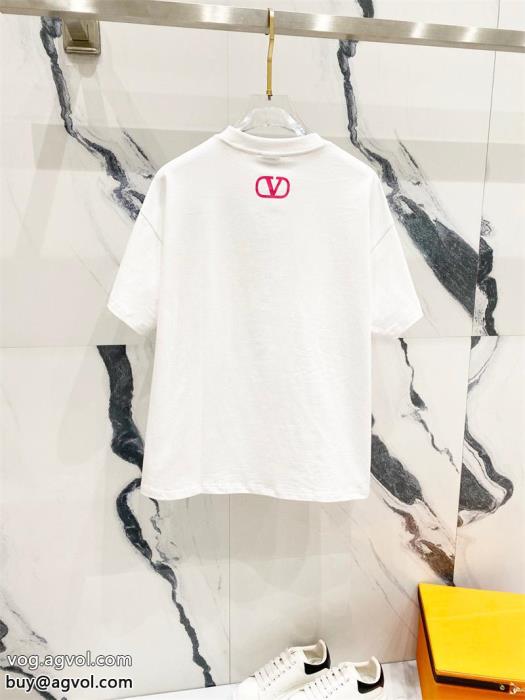 偽物 ブランド ショップSS23完売必至新作コレクション半袖TシャツVALENTINO_0_5