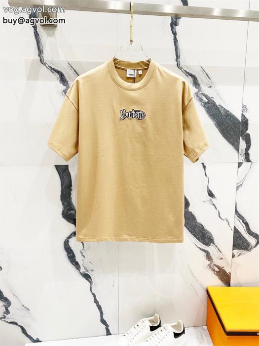 快適な着心地好印象な上品スタイル半袖TシャツBURBERRY激安 ブランド_0_0