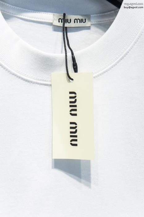 偽 ブランド 通販半袖TシャツMIUMIU先取り2025限定新作気分が上がる_0_2