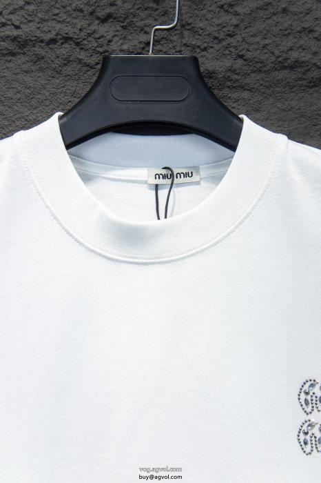 偽 ブランド 通販半袖TシャツMIUMIU先取り2025限定新作気分が上がる_0_3