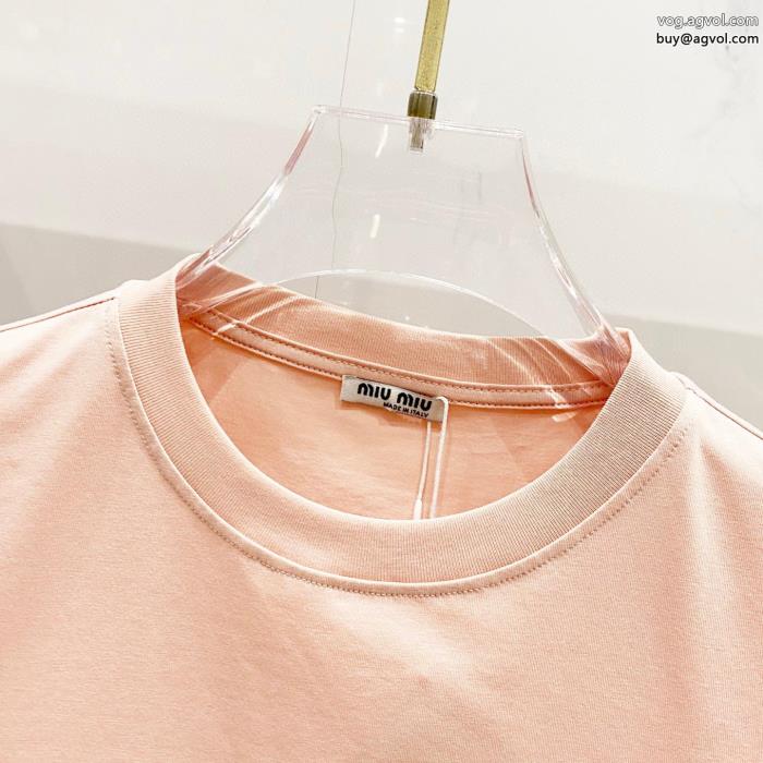 MIUMIU在庫あり即発価格帯が魅力的半袖Tシャツコピー ブランド 通販 安心_0_1
