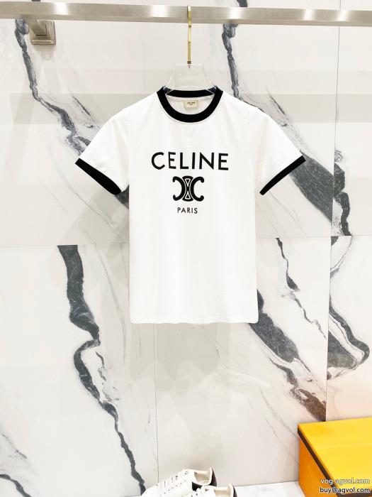 偽 ブランドセリーヌ半袖Tシャツ新作セール価格でゲット2025新作限定_0_0