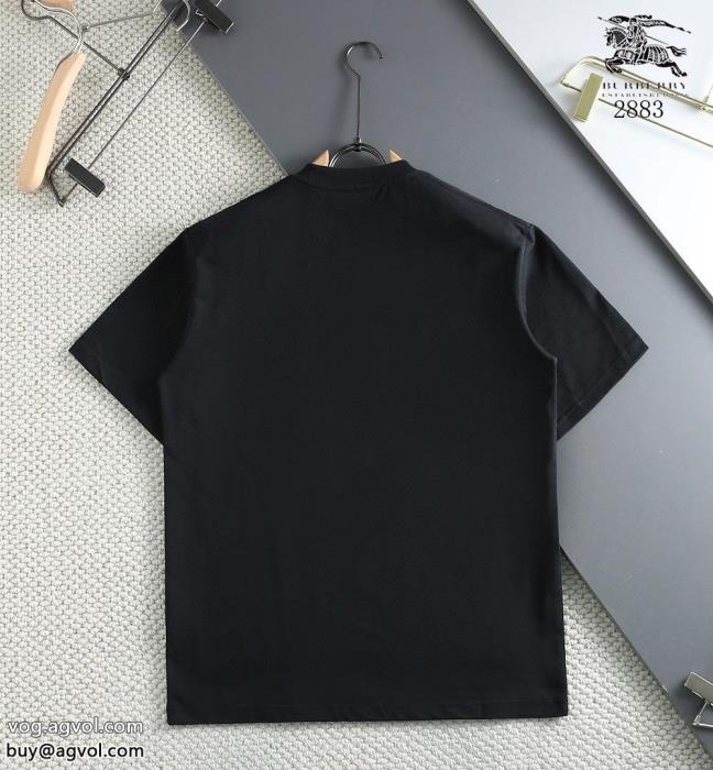 ブランド コピー 通販ファッションに新しい色数量限定半袖Tシャツバーバリー_0_4