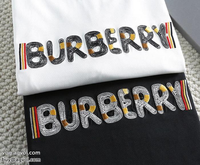 ブランド コピー 通販ファッションに新しい色数量限定半袖Tシャツバーバリー_0_5