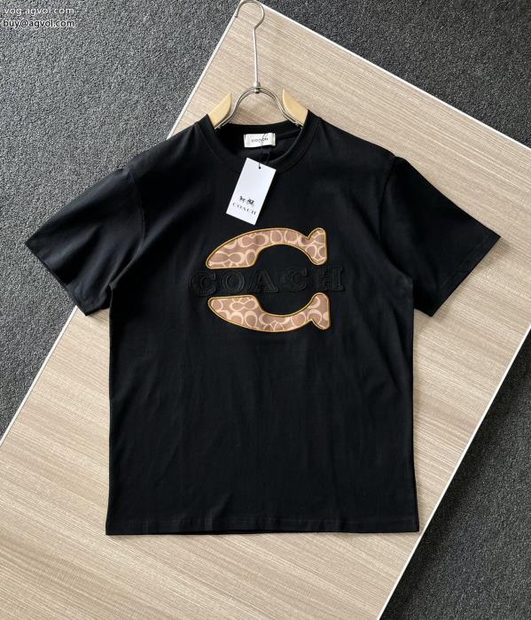 コーチ半袖Tシャツ嬉しいポイントロゴが素敵スーパー コピー 通販 優良_0_2