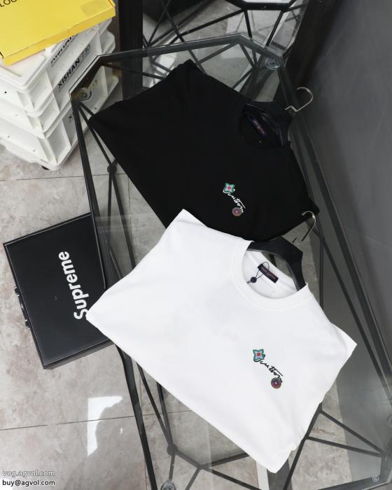 半袖Tシャツ通勤スタイル販売店舗限定モデルブランド フェイクLOUIS VUITTON_0_4