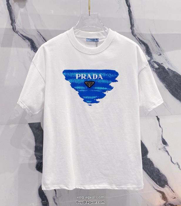 コピー ブランド 通販半袖TシャツPRADA2025の必須アイテム必需品_0_3