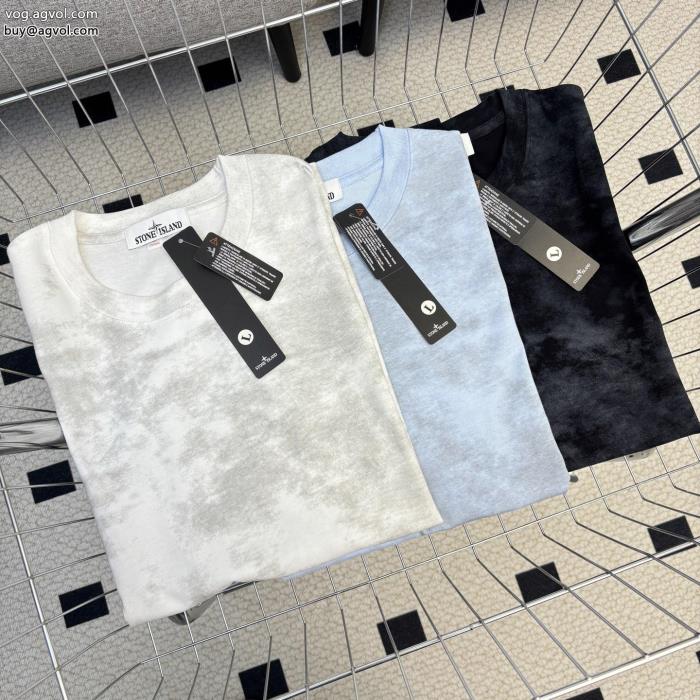 Stone Islandブランド 偽物 通販毎日に上質を 通気性のいい半袖Tシャツ_0_5