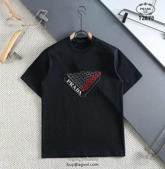 半袖Tシャツ速達発送格安SALE激安 通販 ブランドPRADA_0_1