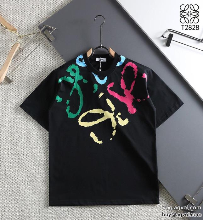 半袖Tシャツ偽物 ブランドリッチな印象にラグジュアリーな雰囲気LOEWE_0_1