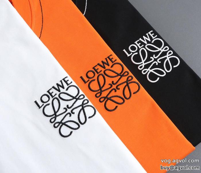 LOEWEユニセックススタイル完売間近コピー 商品 通販半袖Tシャツ_0_1