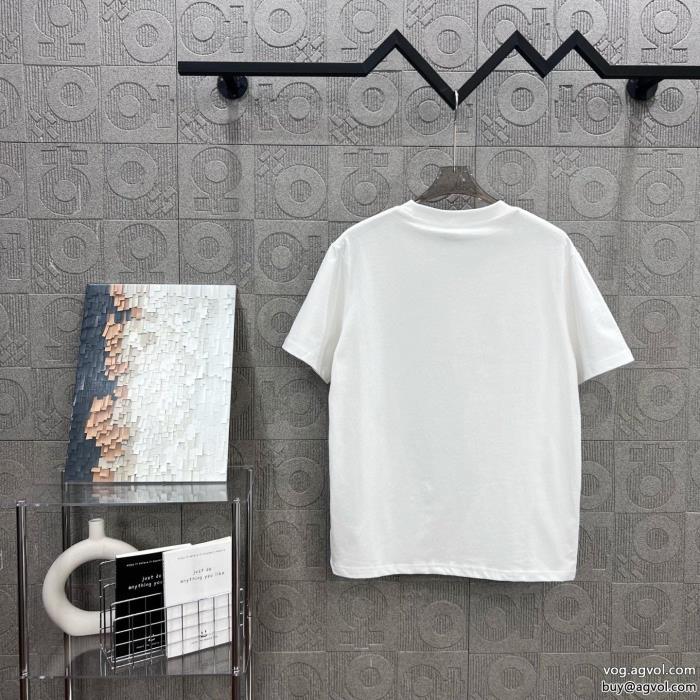 スーパー コピー  大人OK2025SS透け感の持つ涼しげな印象BURBERRY半袖Tシャツ_0_1