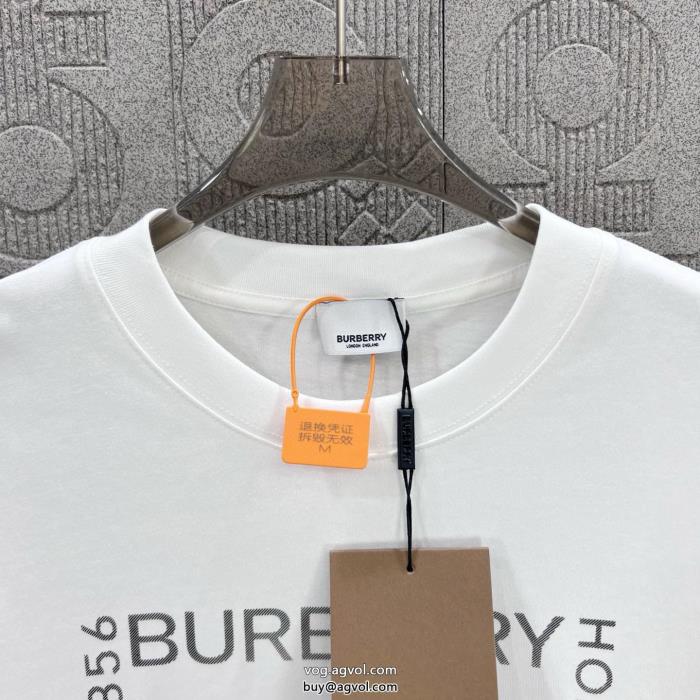 スーパー コピー  大人OK2025SS透け感の持つ涼しげな印象BURBERRY半袖Tシャツ_0_2
