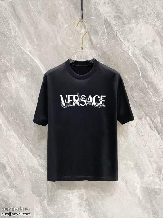 在庫希少魅力を放つヴェルサーチコピー ブランド 販売半袖Tシャツ_0_0