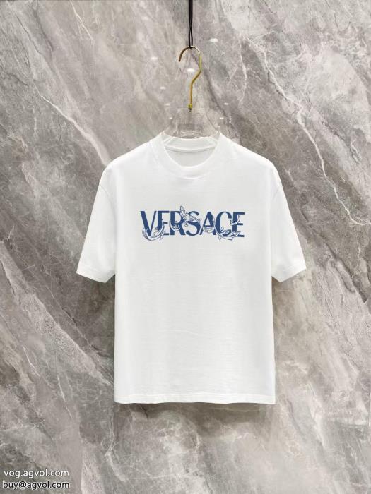 在庫希少魅力を放つヴェルサーチコピー ブランド 販売半袖Tシャツ_0_1