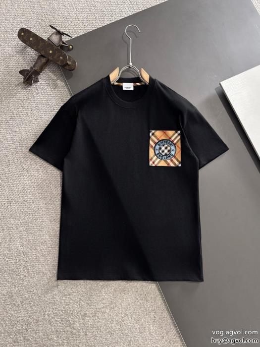 都会的な印象のスタイル高級感も漂いコピー ブランド 販売BURBERRY半袖Tシャツ_0_0