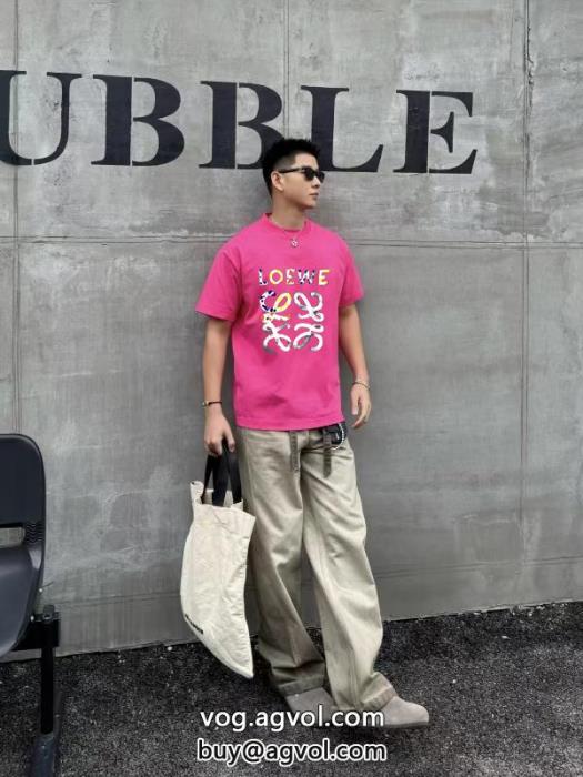 偽 ブランド 販売LOEWE華やかな印象鮮度が手に入る半袖Tシャツ_0_2