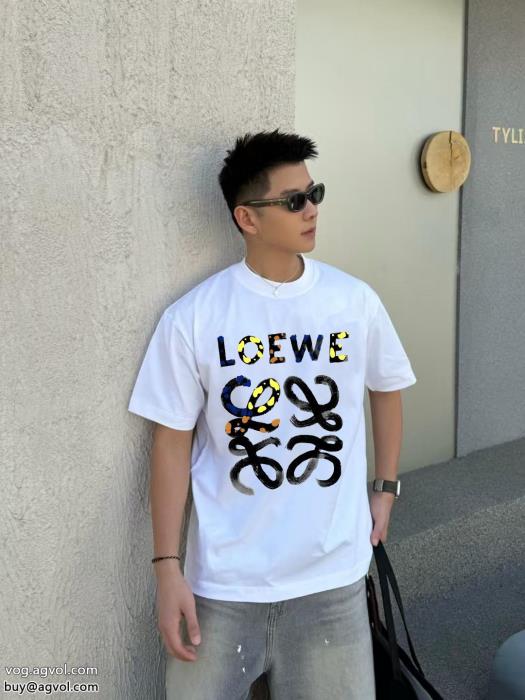 偽 ブランド 販売LOEWE華やかな印象鮮度が手に入る半袖Tシャツ_0_4