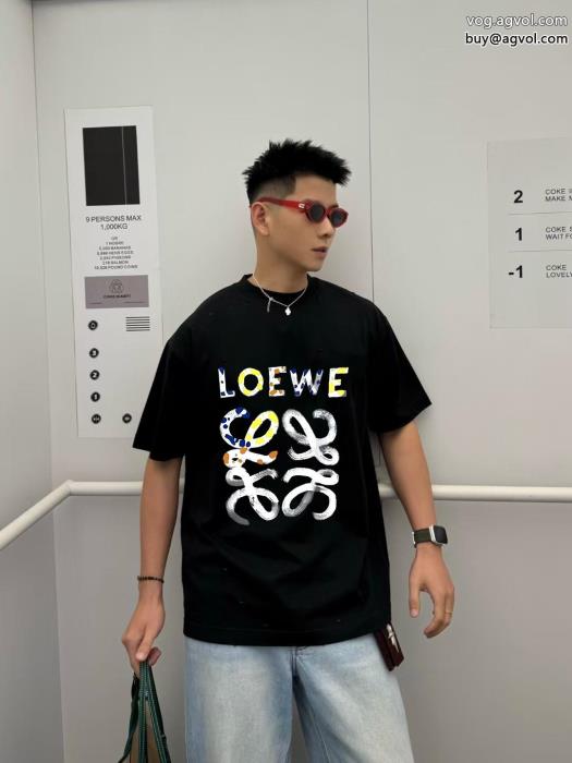 偽 ブランド 販売LOEWE華やかな印象鮮度が手に入る半袖Tシャツ_0_5