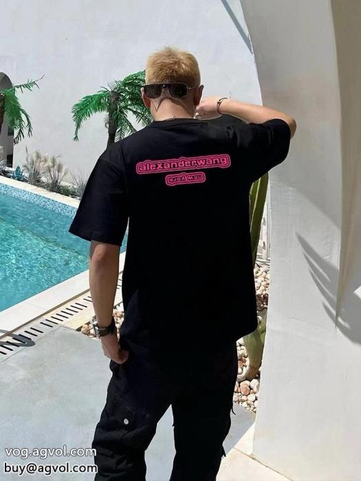 ブランド コピー 激安半袖TシャツALEXANDER WANG存在感大クラシカルな雰囲気_0_1