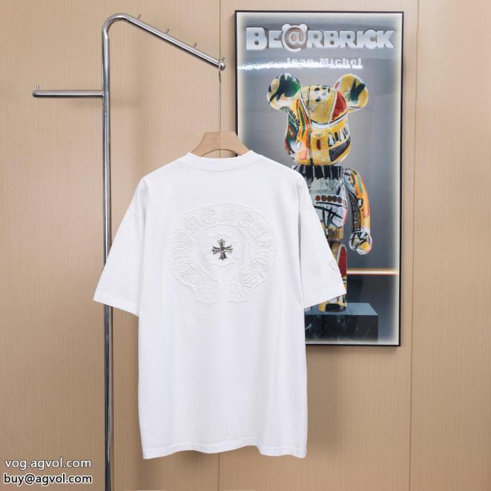 半袖Tシャツ偽 ブランド 販売CHROME HEARTS抜け感を出す大人の色味_0_0