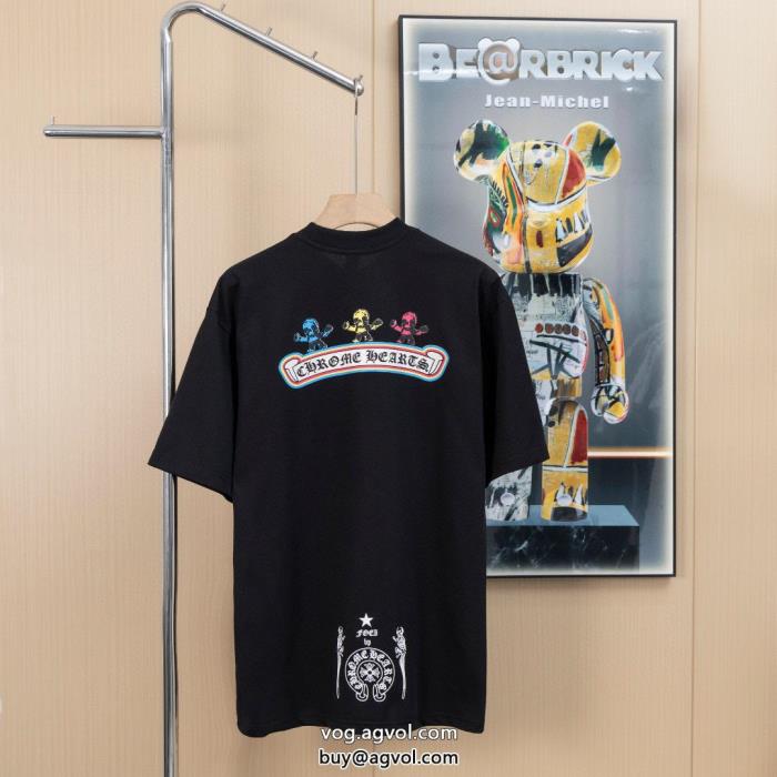 激安 ブランドCHROME HEARTS春の新生活半歩先をゆくオシャレ半袖Tシャツ_0_3