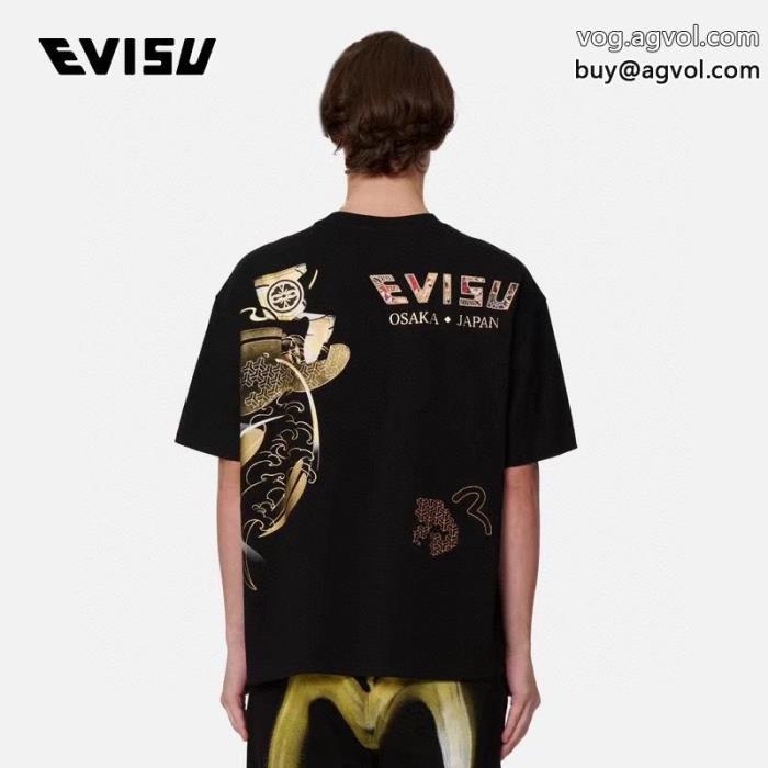 半袖Tシャツ激安 通販 専門EVISU人気ブランド2025の新作が続々登場話題沸騰_0_0