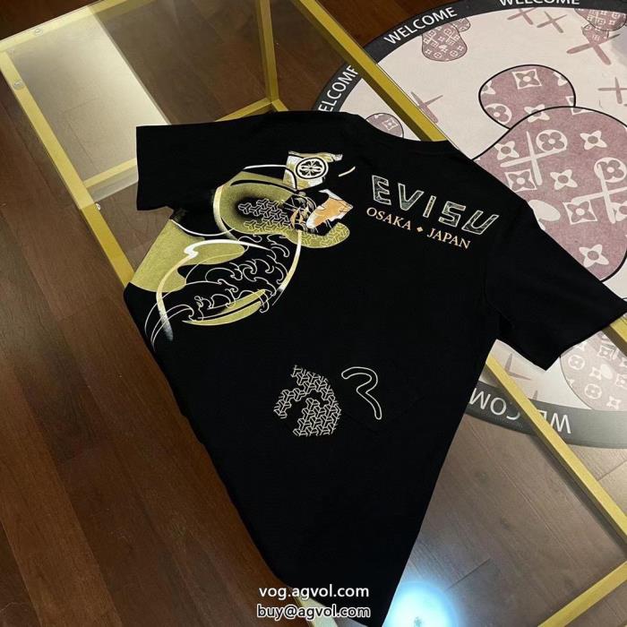 半袖Tシャツ激安 通販 専門EVISU人気ブランド2025の新作が続々登場話題沸騰_0_1