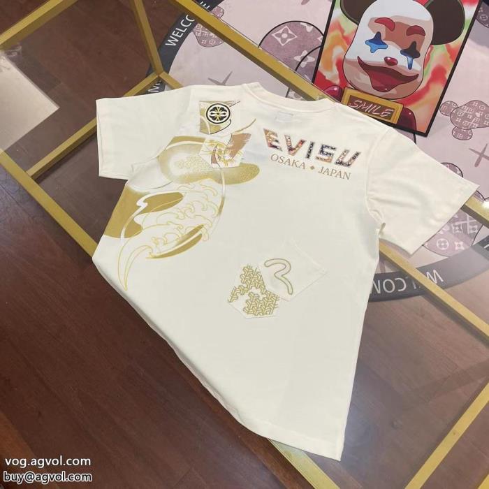半袖Tシャツ激安 通販 専門EVISU人気ブランド2025の新作が続々登場話題沸騰_0_5