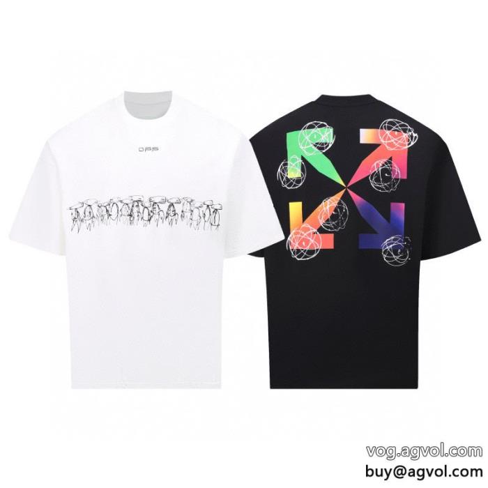 半袖Tシャツコピー 品 販売Off-Whiteカワイイ雰囲気限定価格　早期完売_0_2