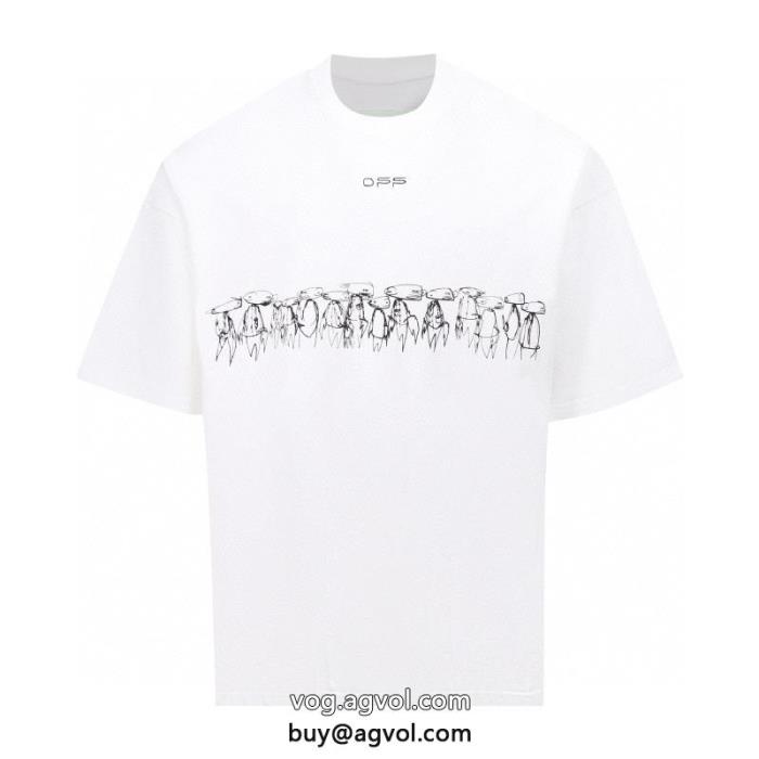 半袖Tシャツコピー 品 販売Off-Whiteカワイイ雰囲気限定価格　早期完売_0_4