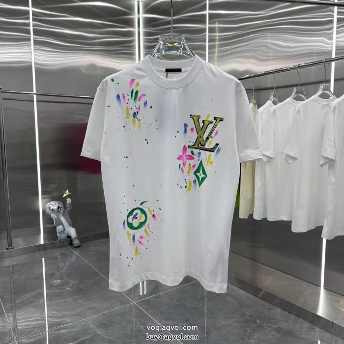 着心地の良い2025年新作モデルブランド スーパー コピー 優良半袖TシャツLOUIS VUITTON_0_2