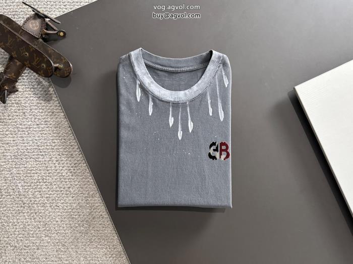 コピー 商品 ブランドbalenciaga魅力的な新作今年のトレンドカラー半袖Tシャツ_0_0