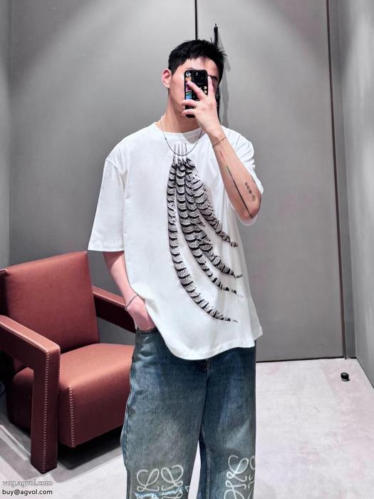 偽物 通販 ロエベ半袖Tシャツ軽やかな印象大人の色気を印象に_0_1