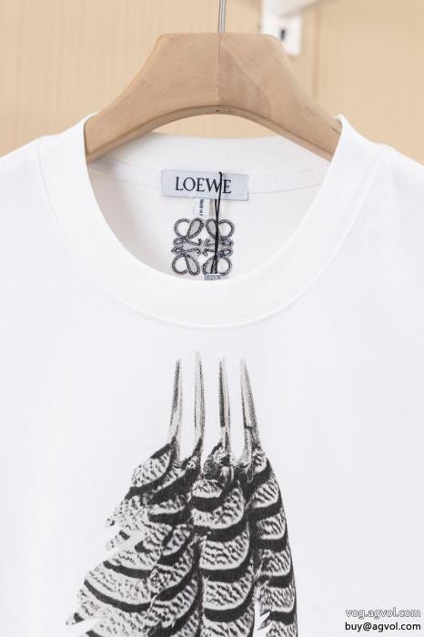 偽物 通販 ロエベ半袖Tシャツ軽やかな印象大人の色気を印象に_0_2
