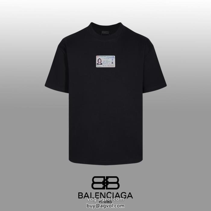 清涼感とカジュアルスタイル最終セールbalenciagaブランド コピー半袖Tシャツ_0_0