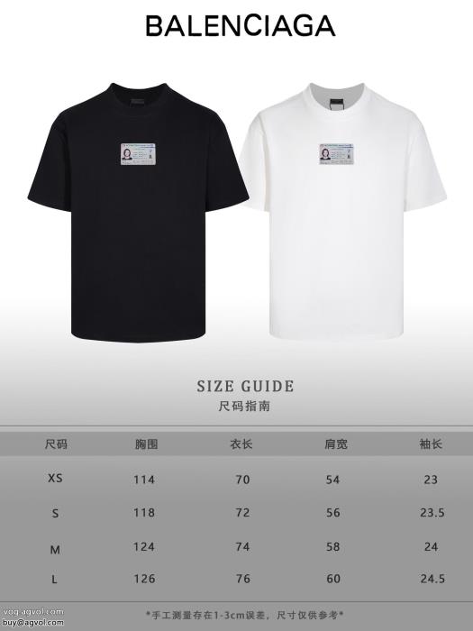 清涼感とカジュアルスタイル最終セールbalenciagaブランド コピー半袖Tシャツ_0_2
