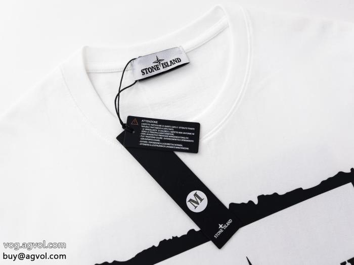 Stone Island気分が上がる完売必須半袖Tシャツコピー 通販_0_4