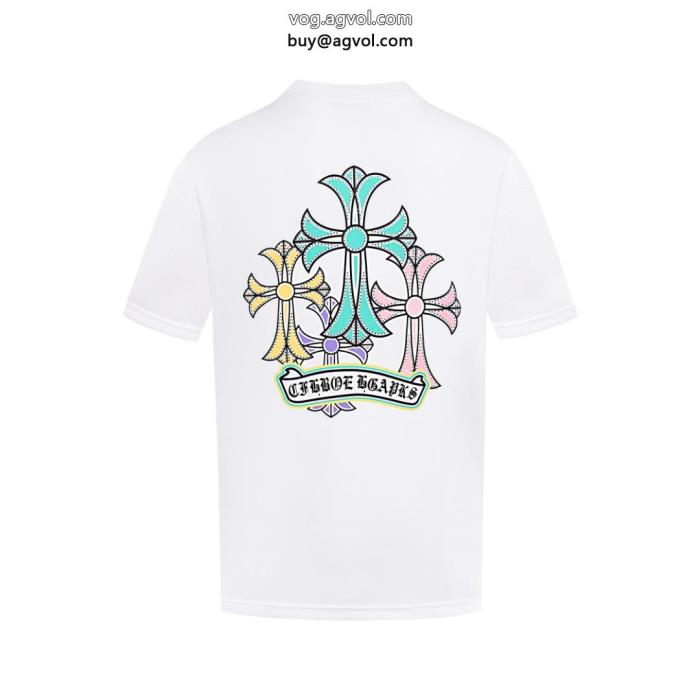 スーパー コピー 販売CHROME HEARTS半袖Tシャツ清涼感今年風_0_2