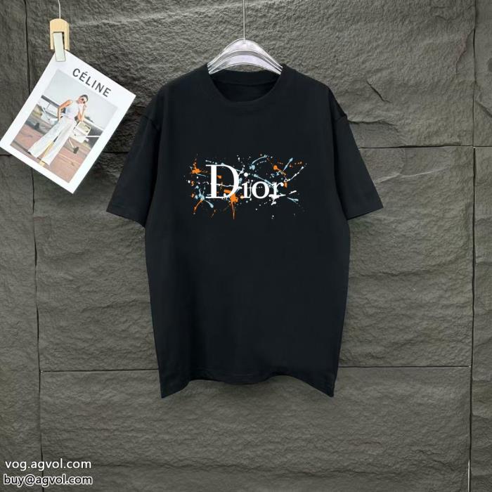 スーパー コピー ブランドDIOR欲しい可愛く新鮮人気セール100%新品半袖Tシャツ_0_0