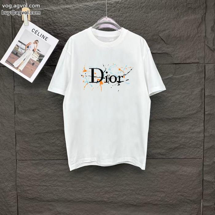 スーパー コピー ブランドDIOR欲しい可愛く新鮮人気セール100%新品半袖Tシャツ_0_2