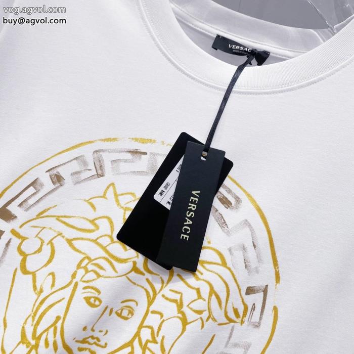 最安に挑戦2025到着済VERSACE半袖Tシャツスーパー コピー 安心 _0_2