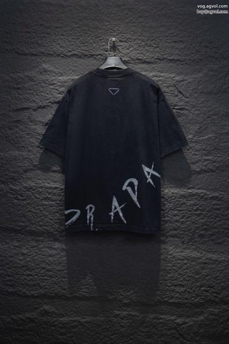 機能面抜群先取り2025限定新作半袖Tシャツ偽 ブランド 通販プラダ_0_3
