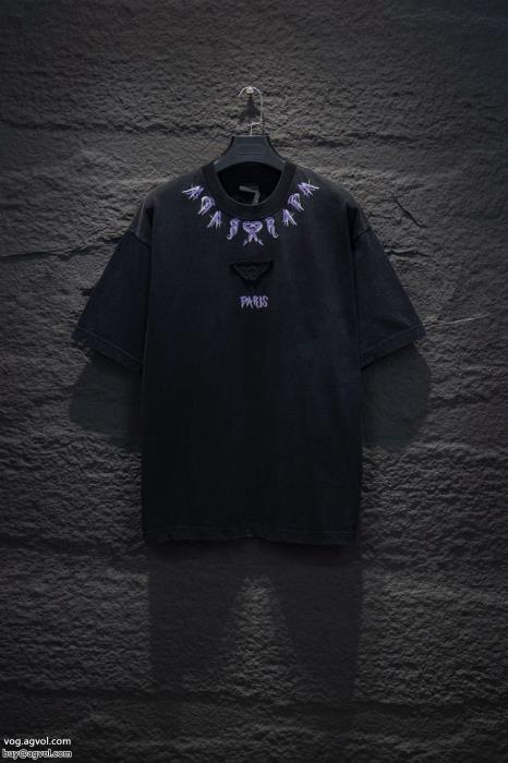 機能面抜群先取り2025限定新作半袖Tシャツ偽 ブランド 通販プラダ_0_4