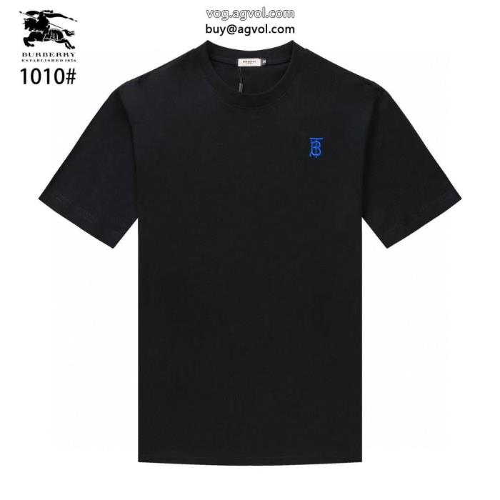 半袖Tシャツラグジュアリーな雰囲気透け感優しいブランド フェイクBURBERRY_0_1